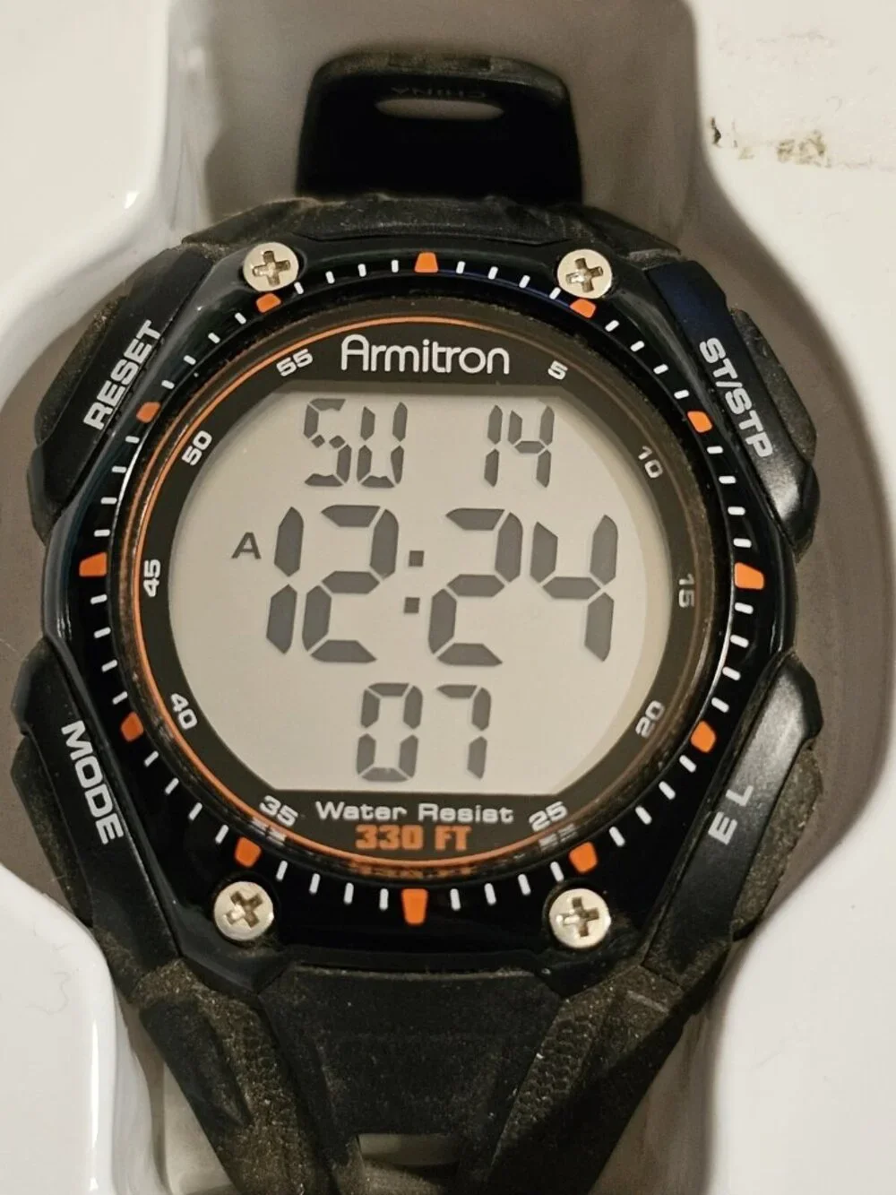 Armitron Sport Men's MD0699 Chronograph water Resistance Digital Watch NIB